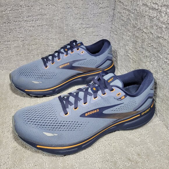 Brooks Ghost 15 Men's Size US 10.5D Blue Athletic Running Sneakers  1103931D025 - Picture 7 of 11